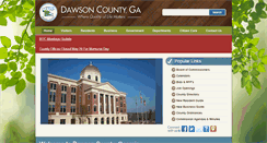 Desktop Screenshot of dawsoncounty.org
